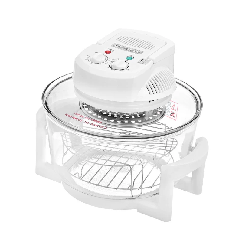 Estia Crystal Cook Φουρνάκι Ρομπότ 1400w 12lt με  Αντιστάσεις Λευκό (06-16548)