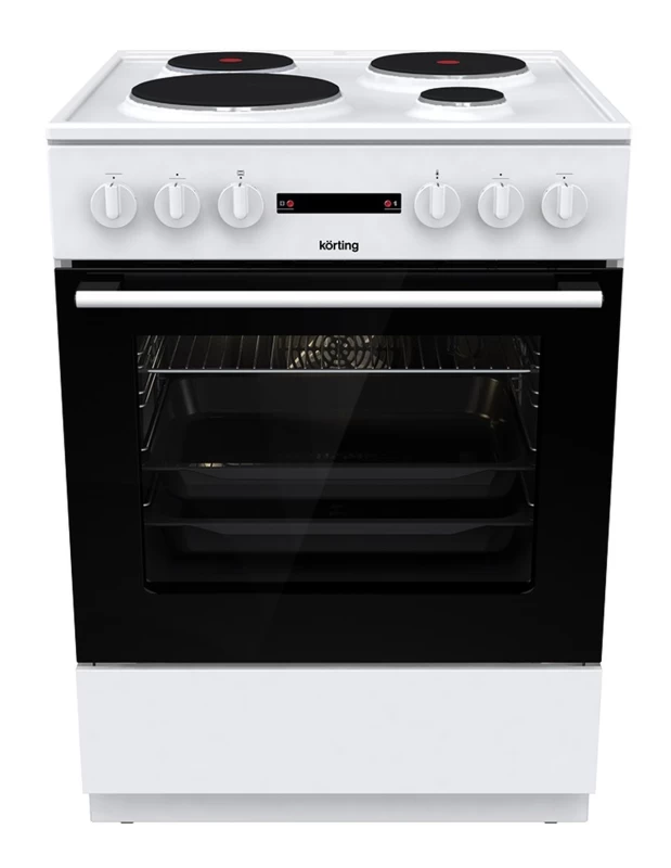 Korting  KE6A40WM Εμαγιέ Hλεκτρική Kουζίνα (742630)