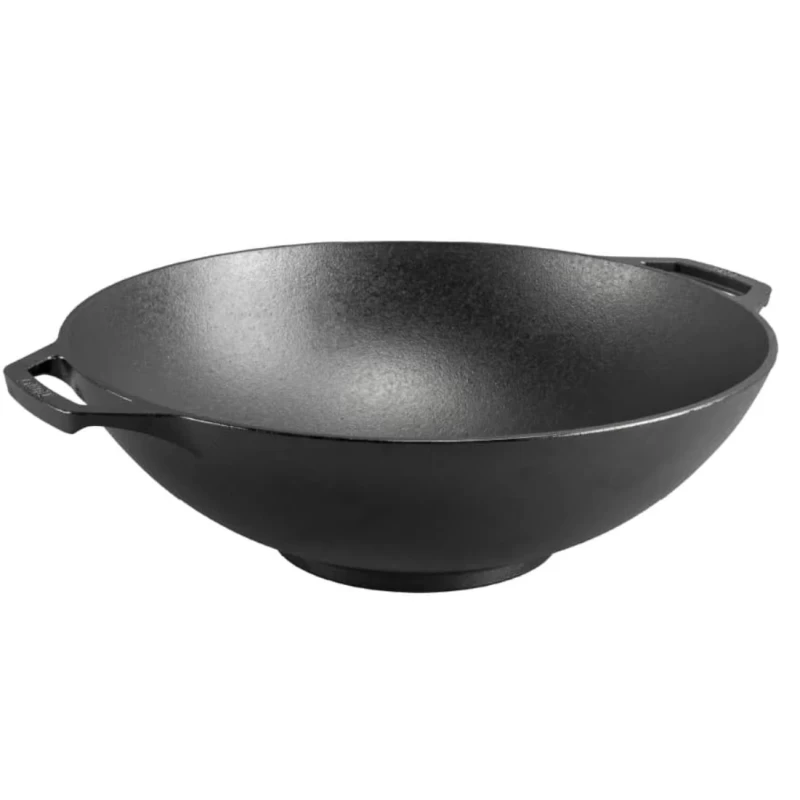 Lodge L14W Μαντεμένιο Wok 35.5εκ. / 6.8lt