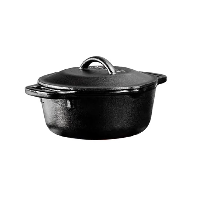 Lodge L1SP3 Μαντεμένια Κατσαρόλα - Γάστρα με Μαντεμένιο καπάκι 0,94 lt | 15,5εκ.