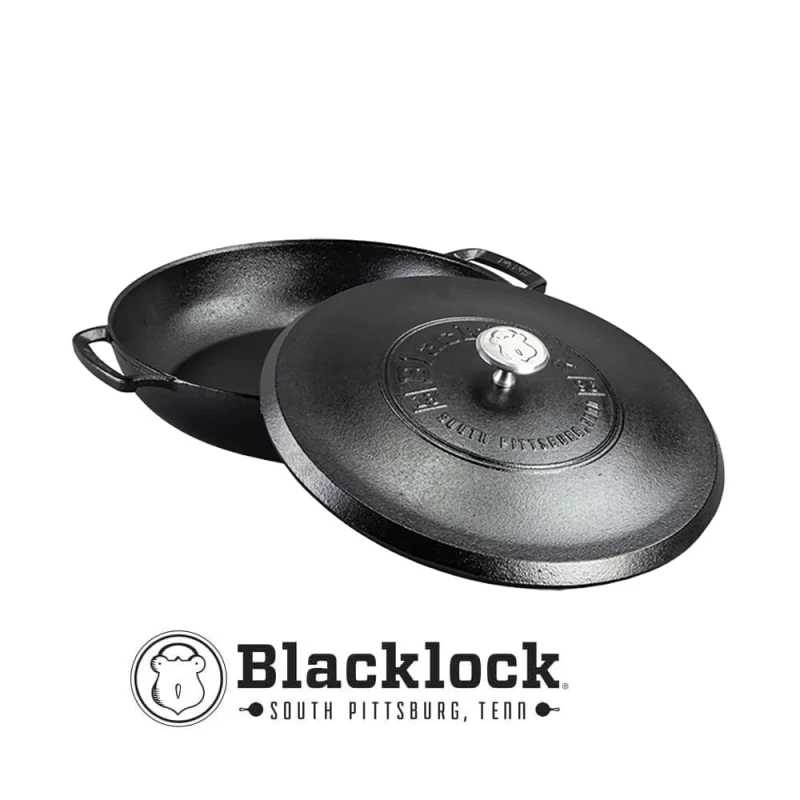 Lodge BL17BR Μαντεμένιο Τηγάνι Με Καπάκι Blacklock 3.7Lt | 30.48εκ.