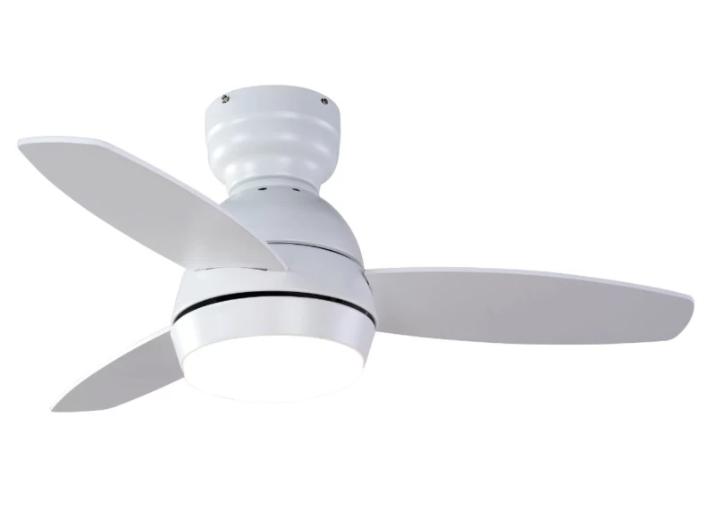 IQ CF-3618 Matt White 36'' Ανεμιστήρας Οροφής με LED Φως και Τηλεχειριστήριο 85W