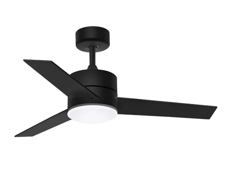IQ CF-4215 Matt Black 42'' Ανεμιστήρας Οροφής με LED Φως και Τηλεχειριστήριο 85W