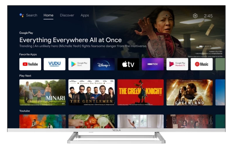 Tesla 43E635SUS 43'' UHD 4K Smart TV Τηλεόραση