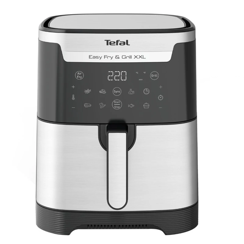 Tefal EY801D Easy Fry & Grill Inox Φριτέζα Αέρος