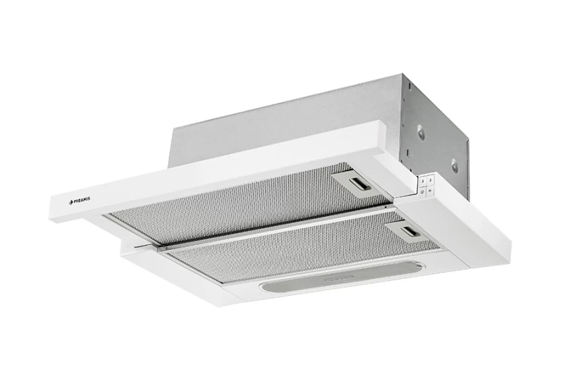 Pyramis Essential Turbo 60cm Λευκός Απορροφητήρας Συρόμενος (065017302)