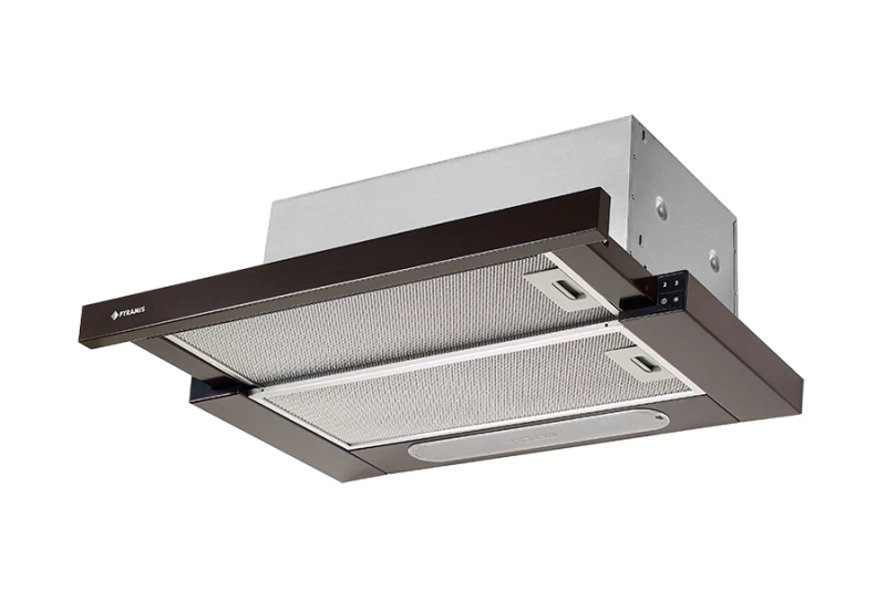 Pyramis Essential Turbo 60cm Καφέ Απορροφητήρας Συρόμενος (065017402)