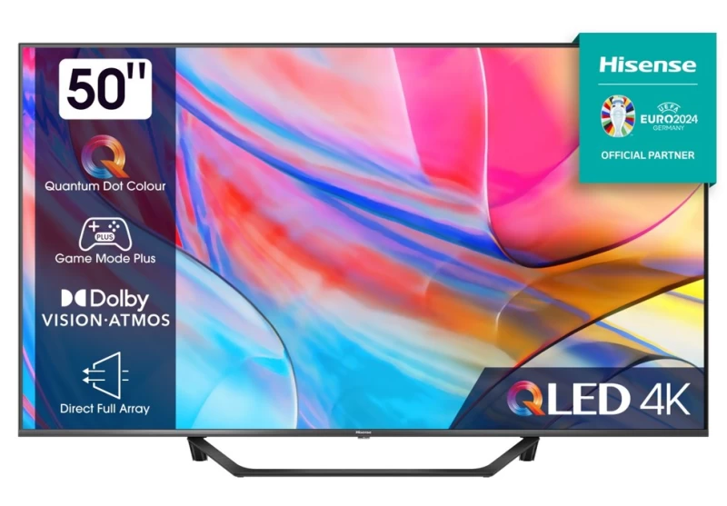 Hisense 50A7KQ 50'' Smart TV QLED 4K Τηλεόραση
