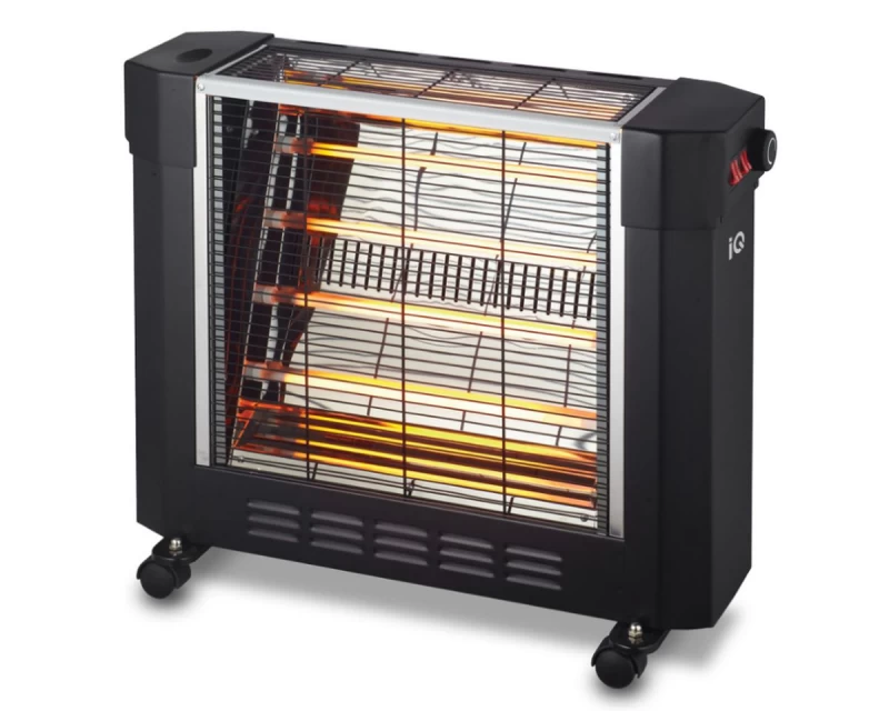 IQ HT-1477 Black Θερμάστρα Χαλαζία 2400W