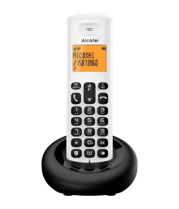Alcatel E160 EWE λευκό Ασύρματο τηλέφωνο με δυνατότητα αποκλεισμού κλήσεων (010058)