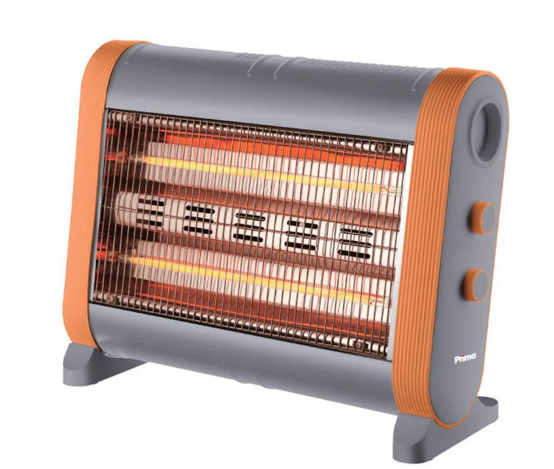 Primo PRQH-81102 Θερμάστρα Carbon Γκρί/Πορτοκαλί 1600W (810102)