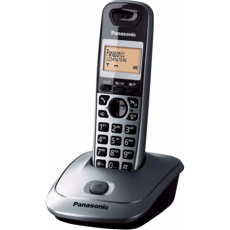 Panasonic KX-TG2511GRM Μεταλλικό Γκρί Ασύρματο Τηλέφωνο