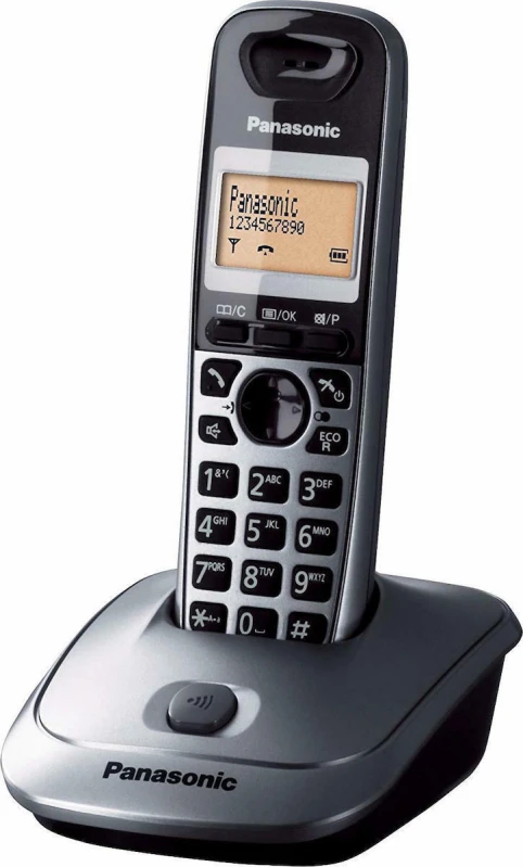 Panasonic KX-TG2511GRM Μεταλλικό Γκρί Ασύρματο Τηλέφωνο