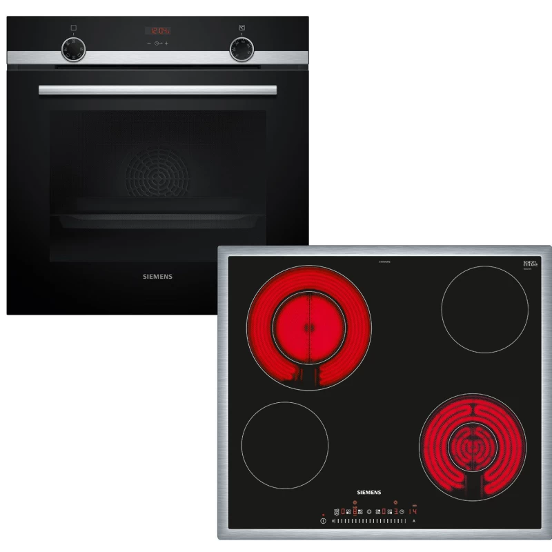 Siemens HB513ABR00 + ET645FG17G Σετ Φούρνος Εστία