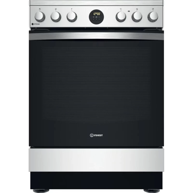 Indesit IS67V8CHX/E Κεραμική Κουζίνα