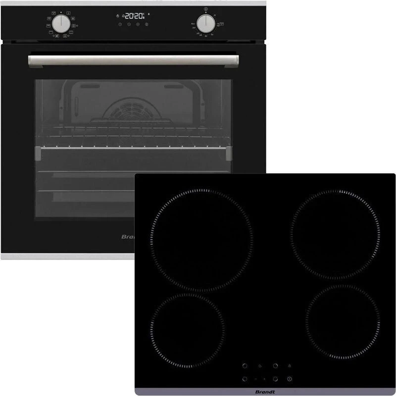 Brandt BOH1325X + BPV2421B Σετ Φούρνος Εστία