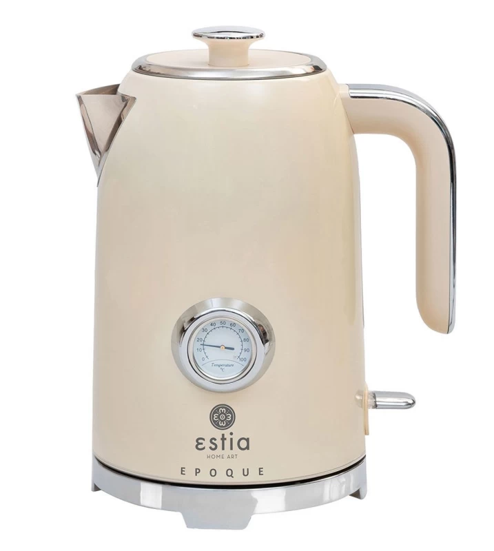 Estia 06-12168 Retro Epoque Ανοξειδωτος Μπεζ Βραστήρας 1.7lt 2200W