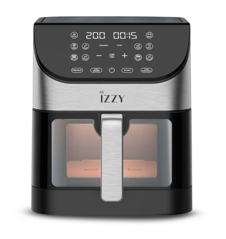 Izzy IZ-8217 Digital Φριτέζα Αέρος 6Lt με Παράθυρο (224902)