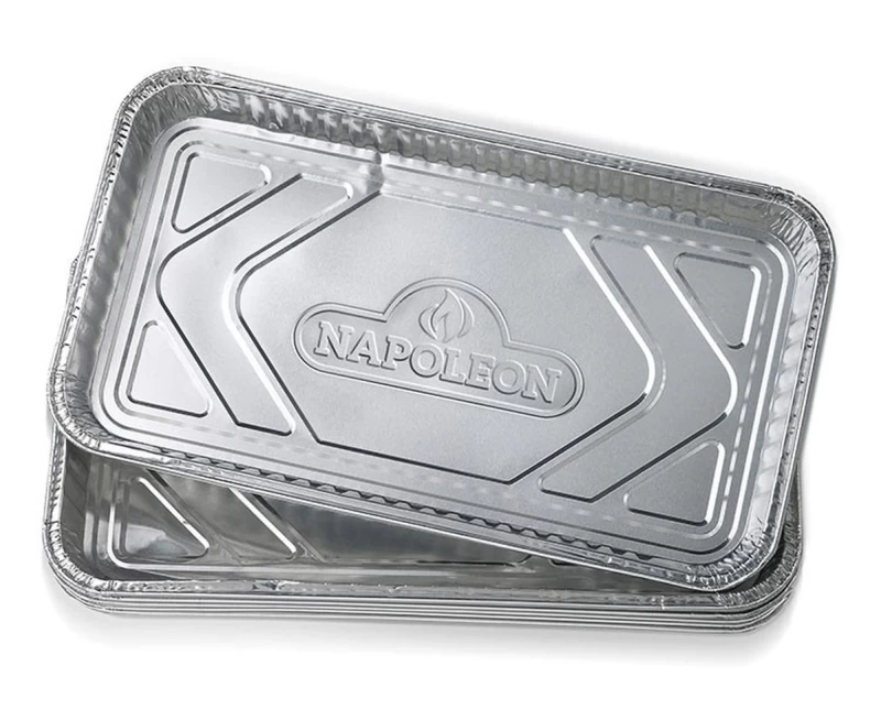 Napoleon (62008) Ανταλλακτικά Ταψάκια Αλουμινίου Μεγάλα 36x19,7 εκ. Σετ 5 τμχ
