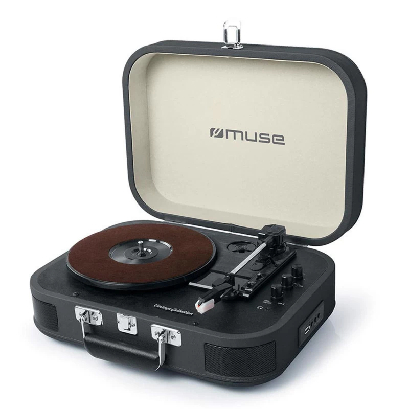 Muse MT-201DG Μαύρο Πικάπ-Bluetooth Με Usb (230135)