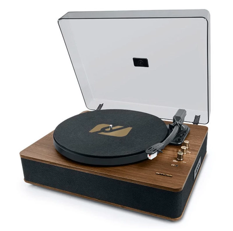 Muse MT-106ΒΤ Wooden Πικάπ-Bluetooth Με USB (230195)