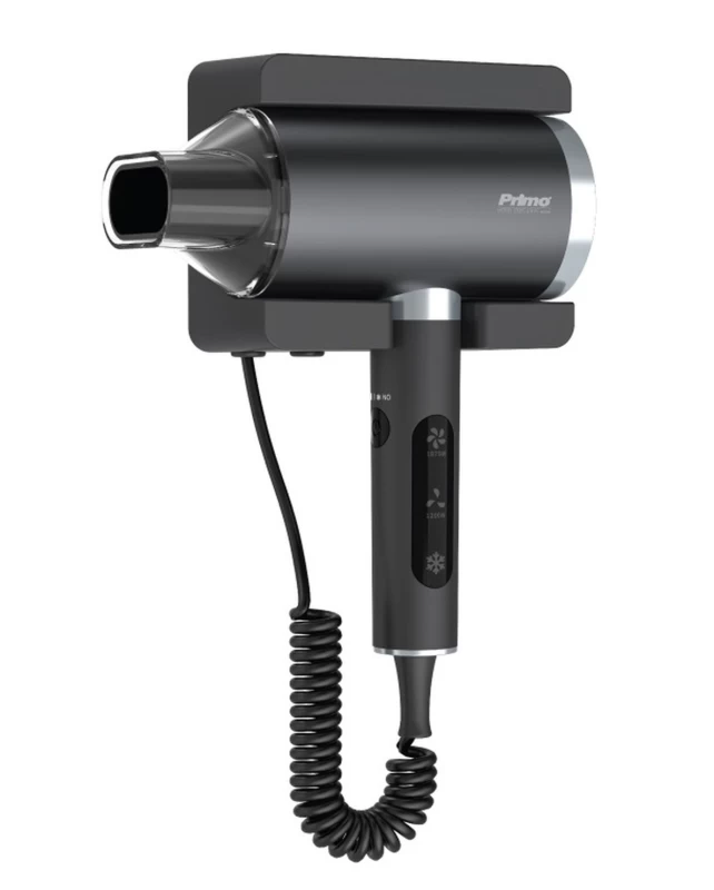 Primo PRHD-50059 Σεσουάρ Ξενοδοχειακού τύπου 1875W DC Τouch Γκρι (500059)