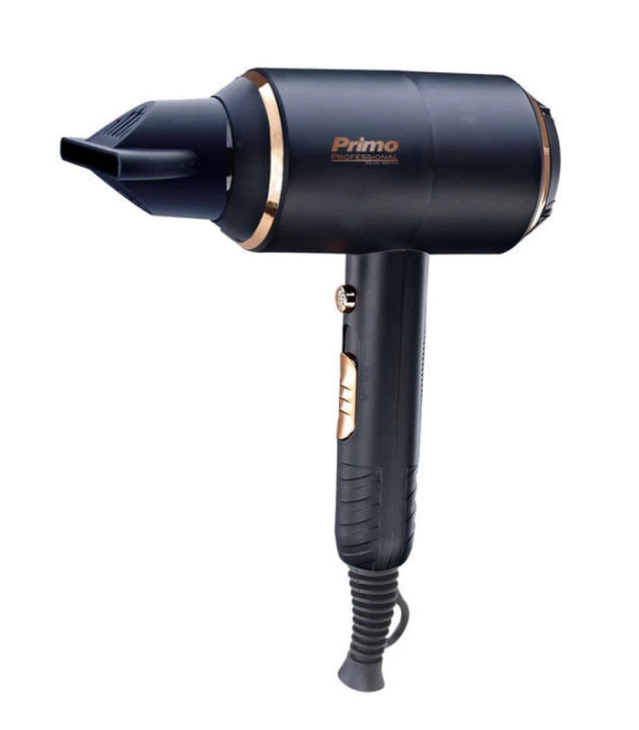Primo PRHD-40292 ''Professional Salon series'' Σεσουάρ 2000W AC Με Ιονιστή & Κρύο Αέρα Μαύρο matt-Rose gold (400292)