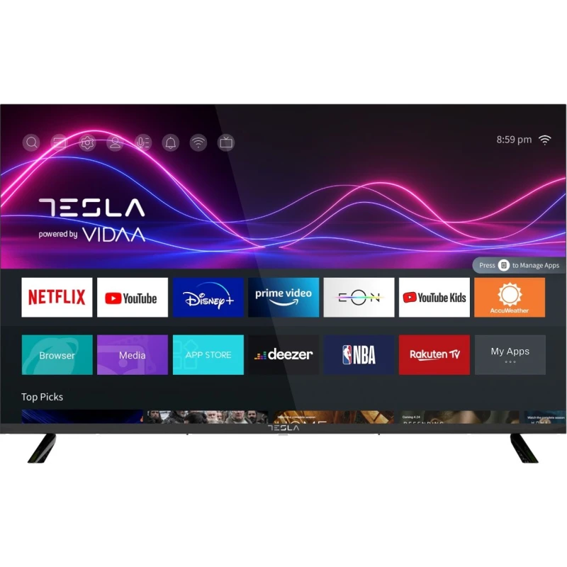 Tesla 65M325BUS 65'' UHD 4K Smart TV VIDAA OS Τηλεόραση