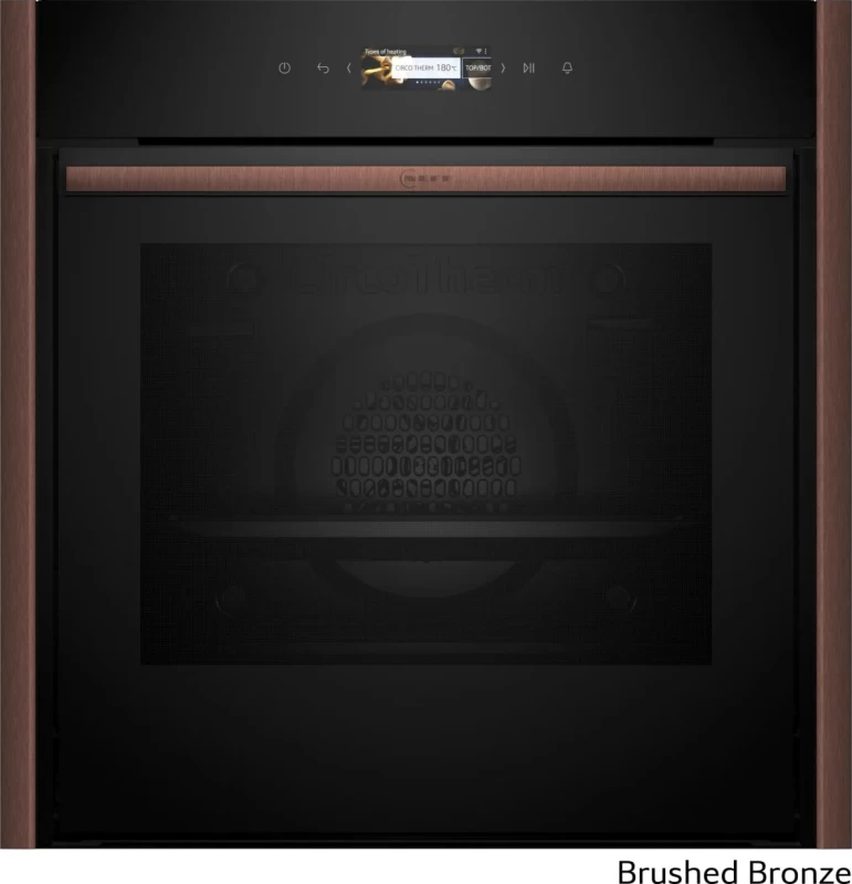 Neff B59CR7KY0 Brushed Bronze Εντοιχιζόμενος Φούρνος NOV60P6B2 (B59CR7KY0 + Z9060BY0)