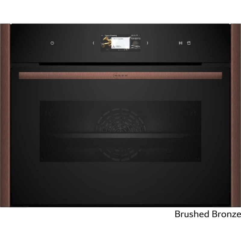 Neff C29FS3AY0 Brushed Bronze Εντοιχιζόμενος Φούρνος Compact NFS45E2B0 (C29FS3AY0 + Z9045BY0)
