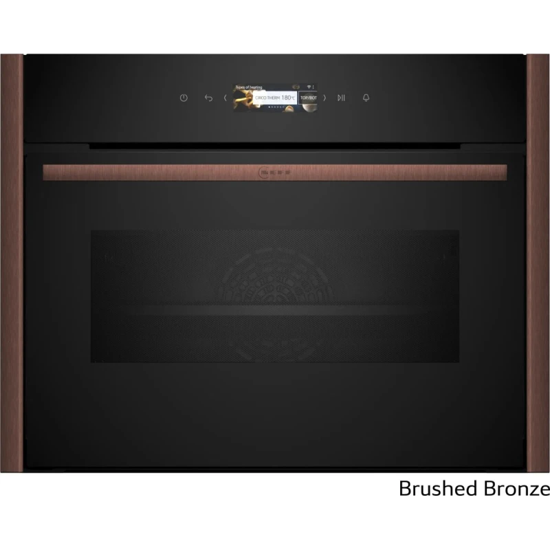 Neff C29MR21Y0 Brushed Bronze Εντοιχιζόμενος Φούρνος Compact NMW45E2B0 (C29MR21Y0 + Z9045BY0)
