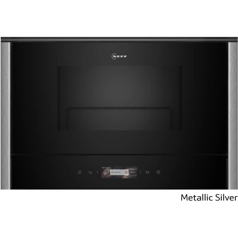 Neff NL9GR31Y1 Metallic Silver Εντοιχιζόμενος Φούρνος Μικροκυμάτων NML38E0M0 (NL9GR31Y1 + Z9038MY0)
