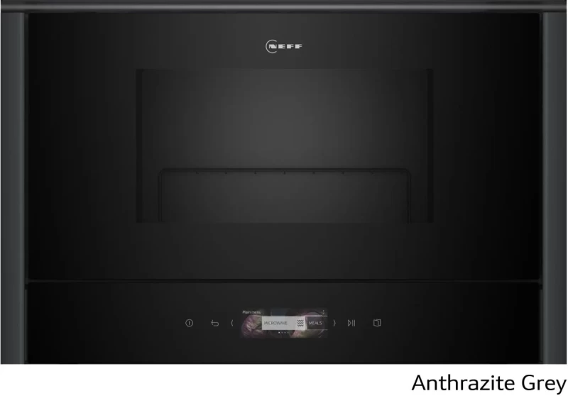 Neff NR9GR31Y1 Anthracite Grey Εντοιχιζόμενος Φούρνος Μικροκυμάτων NMR38E0A0 (NR9GR31Y1 + Z9038AY0)