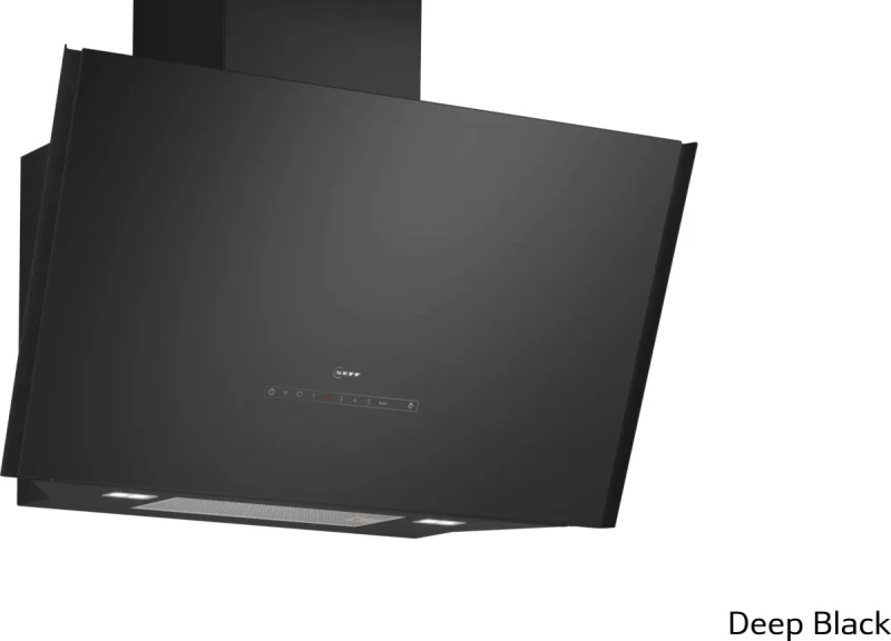 Neff D98IPT2Y5 Deep Black Απορροφητήρας Καμινάδα Τοίχου 90cm NINCL90D0 (D98IPT2Y5 + Z91BIE9DY0) 