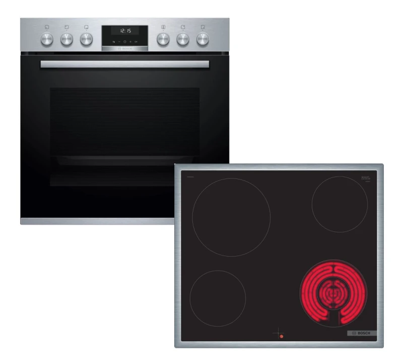 Bosch HEA537BS00 + NKF645GA2E Σετ Φούρνος/Εστία (BA53CN02)