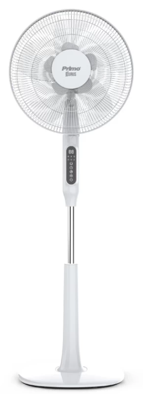 Primo PRSF-80614D Ανεμιστήρας Ορθοστάτης 16'' 40εκ. Λευκός με R/C (800614)