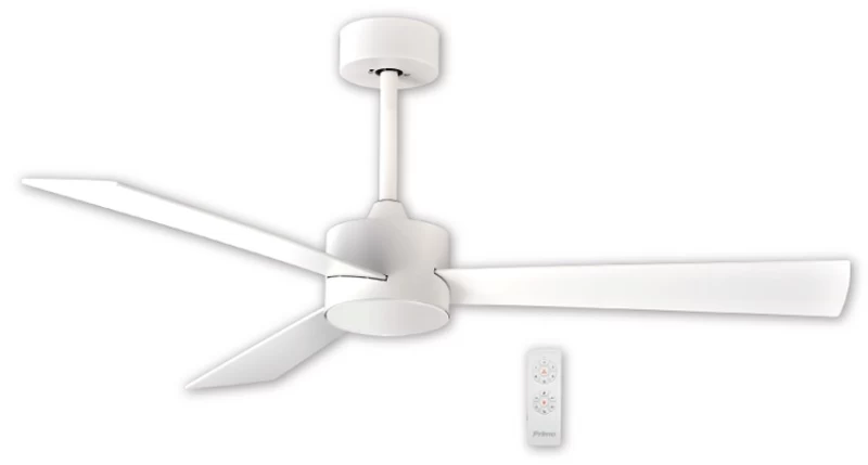 Primo PRCF-80617 52'' 130εκ 3 Φτερά Mε R/C Ανεμιστήρας Οροφής Λευκός (800617)