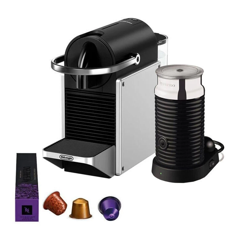 Delonghi EN127.SAE PIXIE Silver Καφετιέρα Espresso + Aeroccino