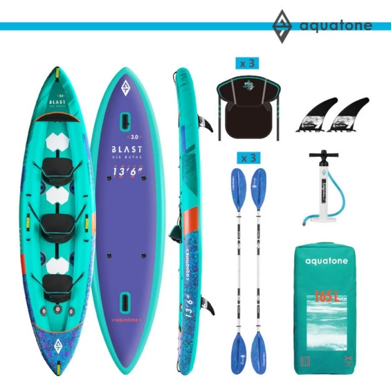 Aquatone Blast Recreational Kayak (3 ενήλικοι) (TK-201) (105327)