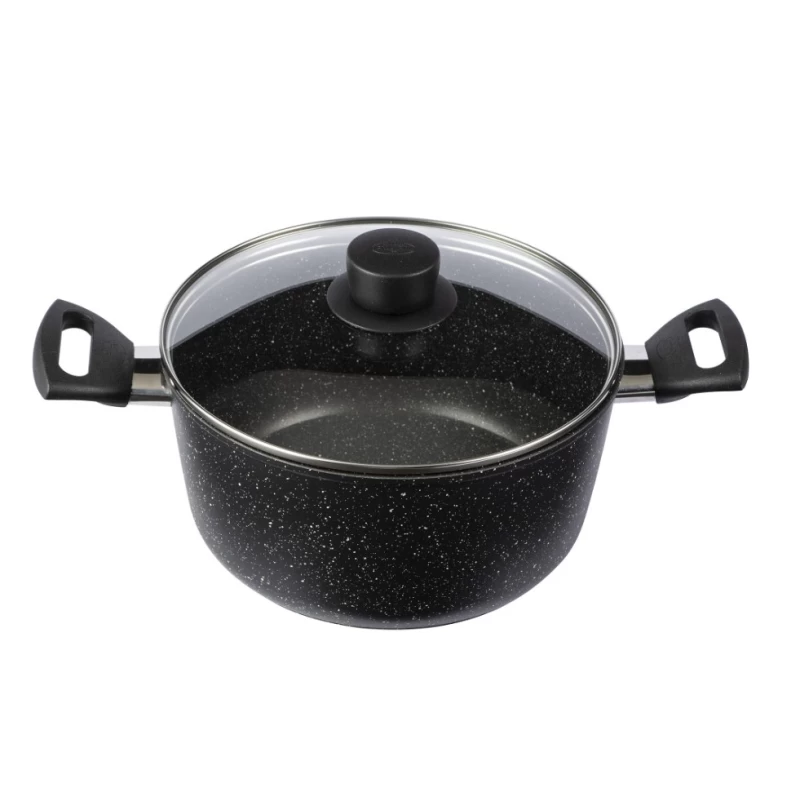 Ballarini VPG32 VIPITENO GRANITIUM Κατσαρόλα 24εκ. με καπάκι