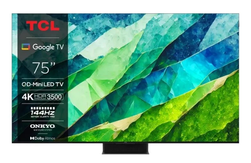 TCL 75C855 75'' UHD 4K Mini-LED with QLED Smart TV Τηλεόραση