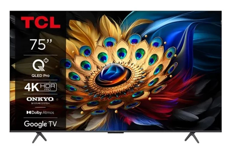TCL 75C655 75'' UHD 4K QLED Smart TV Τηλεόραση