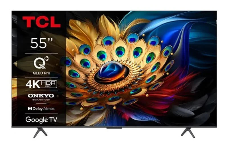 TCL 55C61B 55'' UHD 4K QLED Smart TV Τηλεόραση