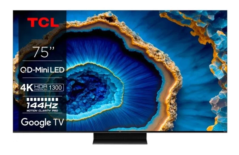 TCL 75C805 75'' UHD 4K Mini-LED with QLED Smart TV Τηλεόραση