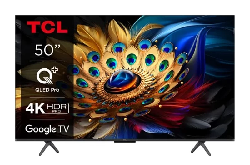 TCL 50C655 50'' UHD 4K QLED Smart TV Τηλεόραση