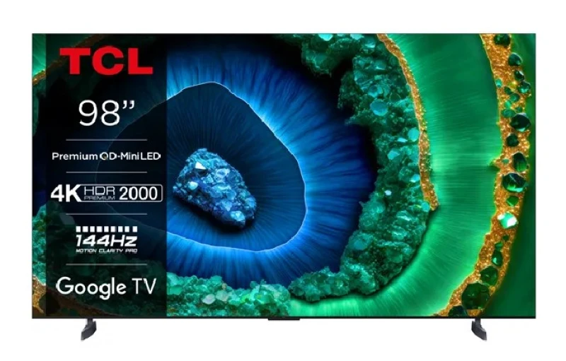 TCL 98C955 98'' UHD 4K Mini-LED Smart TV Τηλεόραση