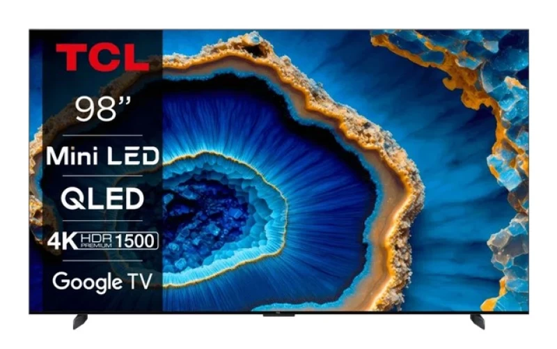 TCL 98C805 98'' UHD 4K Mini-LED with QLED Smart TV Τηλεόραση
