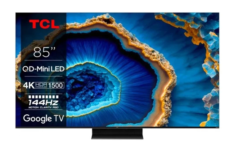 TCL 85C805 85'' UHD 4K Mini-LED with QLED Smart TV Τηλεόραση
