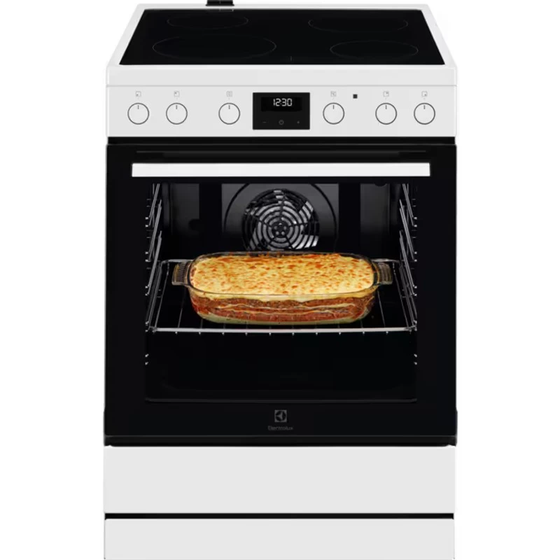 Electrolux LKR64020MW 600 SurroundCook Κεραμική Κουζίνα