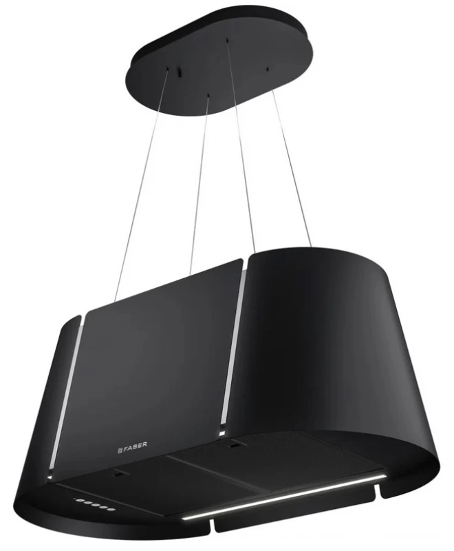 Faber Beat XL BK Matt F80 Απορροφητήρας Νησίδα-Οροφής (345.0698.955)